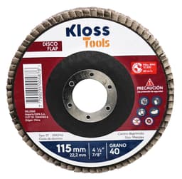 DISCO FLAP 80 GRANO 115 x 22.2 "KLOSS"  (10)