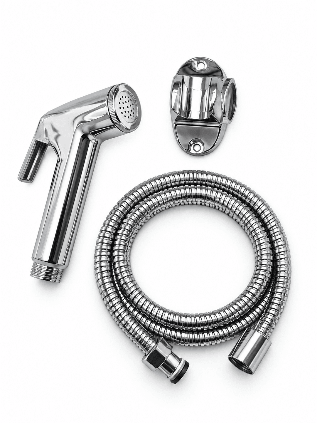 BIDET MANUAL CR. "ECO" C/FLEXIBLE Y SOPORTE "KLOSS"