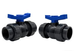 LLAVE ESF. VALVEX DUO PVC C/2 U. DOBLE ø 3/4 "KLOSS"