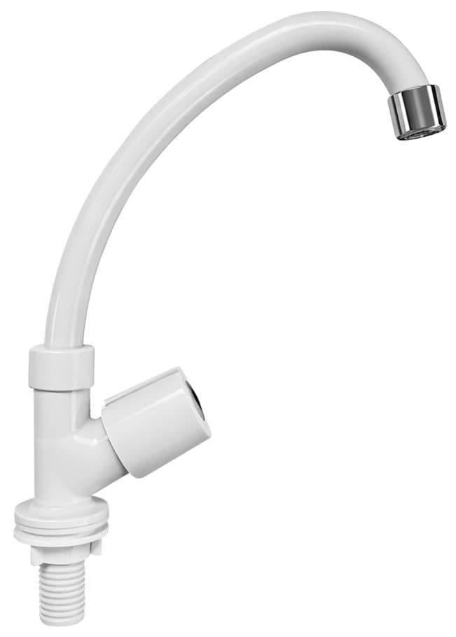 CANILLA MESADA 1 AGUA PLAST. BCA "J" VOL. RED. "KLOSS"  *10*