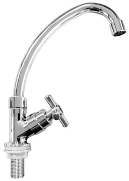 CANILLA MESADA 1 AGUA PLAST. CR. "J" VOL. CRUZ "KLOSS"  *10*