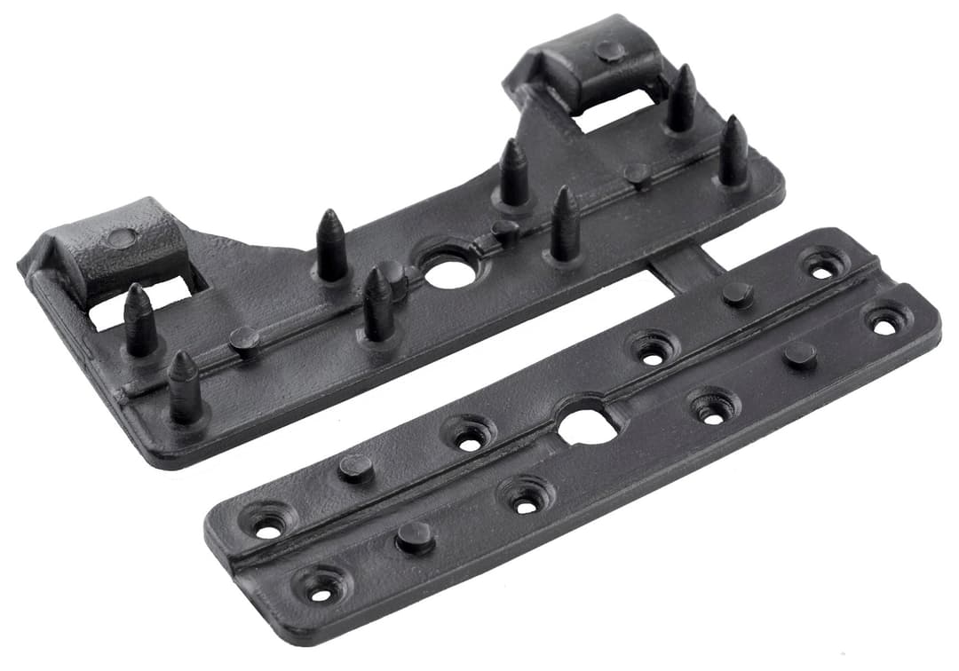 PLAQUETA 8 DIENTES x 90 mm NEGRA "KLOSS"  (50)
