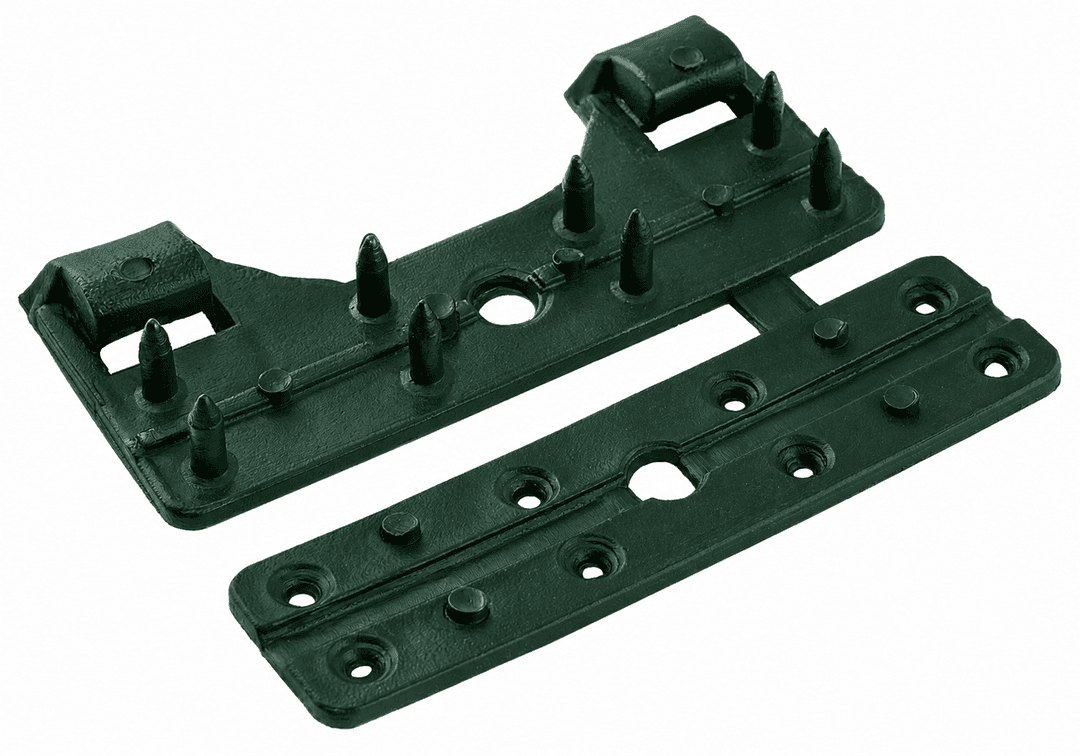 PLAQUETA 8 DIENTES x 90 mm VERDE "KLOSS"  (50)