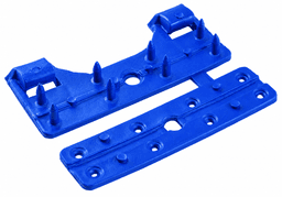 PLAQUETA 8 DIENTES x 90 mm AZUL "KLOSS"  (50)