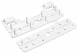 PLAQUETA 8 DIENTES x 90 mm BCO "KLOSS"  (50)