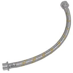 FLEXIBLE MALLADO GAS TCA AC. INOX. ø 1/2 x 100  *10* "KLOSS"