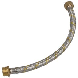 FLEXIBLE MALLADO GAS TCA AC. INOX. ø 1/2 x 150  *10* "KLOSS"