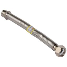 FLEXIBLE ACERO APROB. GAS ø 3/4 × 20-42  "DINATECNICA"