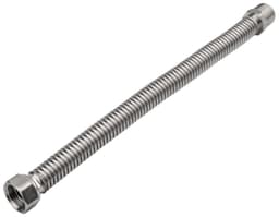 FLEXIBLE ACERO APROB. GAS ø 1/2 × 30  "KLOSS" *100*
