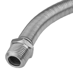 FLEXIBLE ACERO APROB. GAS ø 1/2 × 60  "KLOSS" *100*
