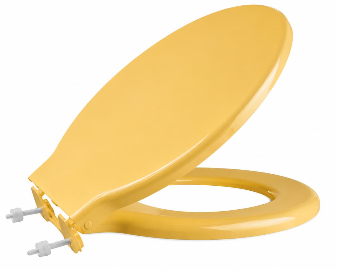 ASIENTO INOD. INYECTADO UNIVERSAL AMARILLO "KLOSS"  *6*