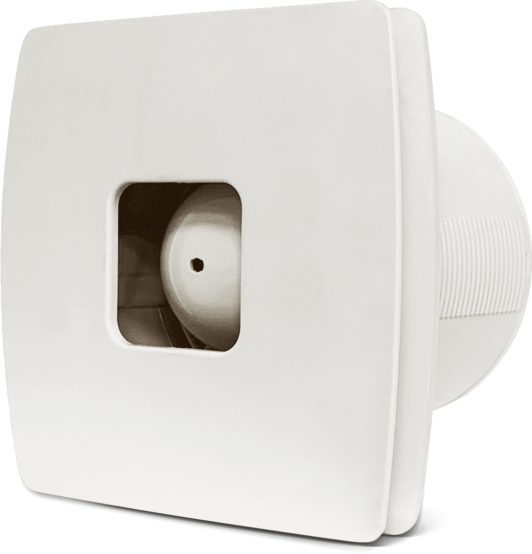EXTRACTOR DE AIRE P/BAÑO CENTRO PERFORADO 6" BCO  "KLOSS"  *12*