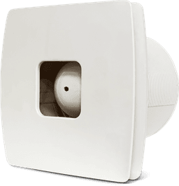 EXTRACTOR DE AIRE P/BAÑO CENTRO PERFORADO 6" BCO  "KLOSS"  *12*