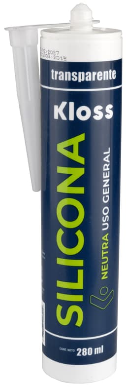SILICONA NEUTRA TRANSP. × 280 ml "KLOSS"  *24*