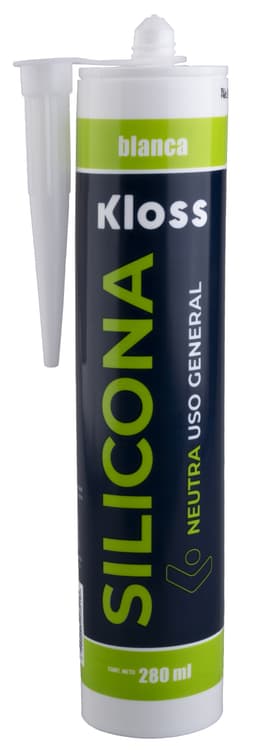 SILICONA NEUTRA BCO × 280 ml "KLOSS"  *24*