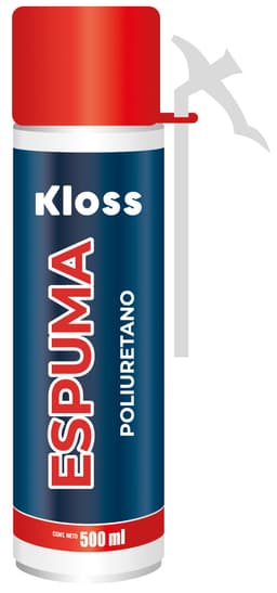 ESPUMA DE POLIURETANO × 500 ml "KLOSS"  *12*