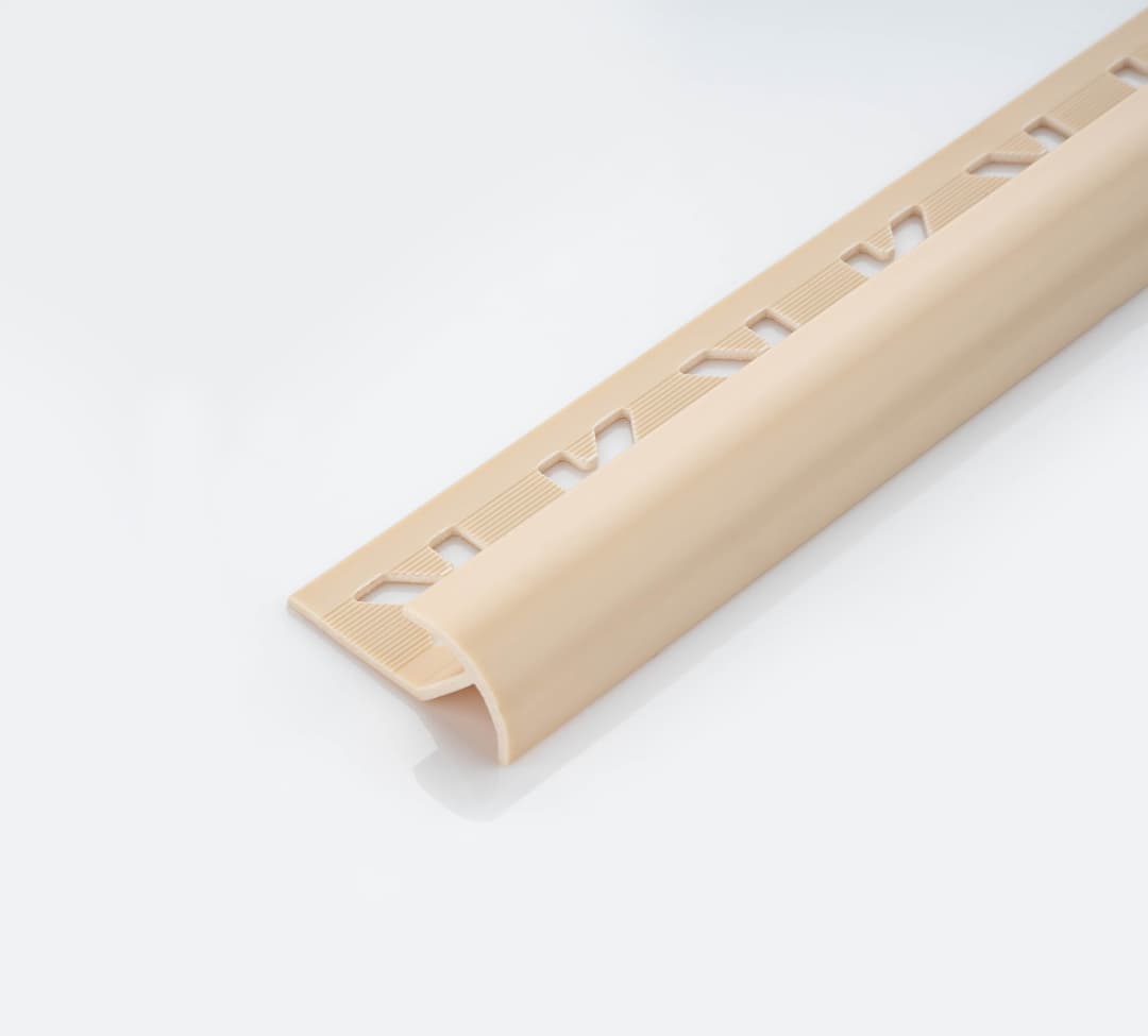 PERFIL PVC 9mm x 2,44 Mt BEIGE "KLOSS"  (10)
