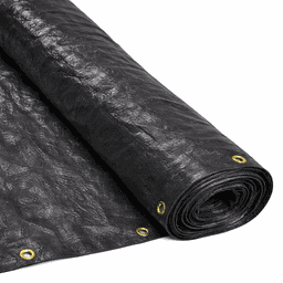 RAFIA CUBRECERCO NEGRA C/OJAL 1.80 x 50 Mt "KLOSS"